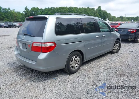 2006 Honda Odyssey Ex-L из США, поврежденный, VIN 5FNRL38686B120793